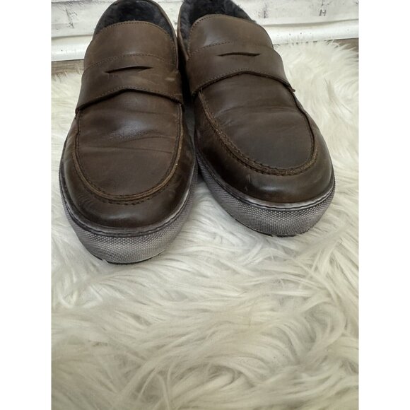 Ross & Snow Matteo Genuine Shearling Loafer Sneaker USA Size 13‎ Water Resistant main image 5